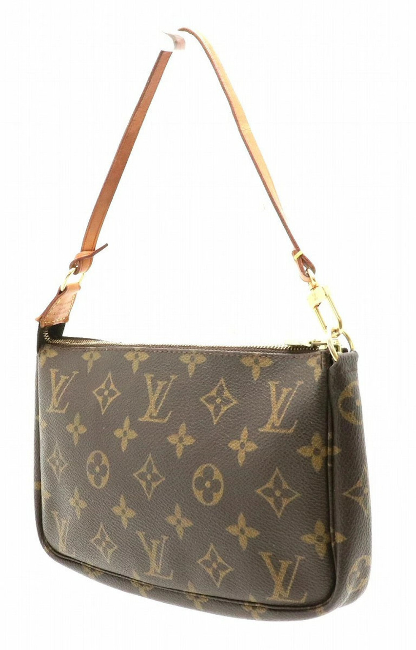 Louis Vuitton Bag Monogram Handbag Accessoires Accessory s Pochette Clutch Brown